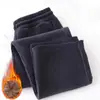 Pantalones de Chándal de Pana Gruesa con Felpa de Invierno para Hombre, Holgados, Moda, Pierna Recta, Cintura Elástica, Deportivos Casuales, Venta al por Mayor de Fábrica