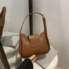 2025 Novo Design Elegante e da Moda Bolsa de Ombro Único Axilar, Bolsa Versátil de Textura Retrô de Alta Qualidade em Cor Sólida da Moda