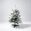 Mini Árbol de Navidad de 30 cm, Árbol de Nieve Mixto PVC+PE, Decoración para Ventana, Escritorio de Oficina, Árbol Pequeño