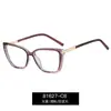 81627 Gafas Transfronterizas Nuevas Tr90 Anti-Luz Azul Tendencia Gafas Planas Ojo de Gato Europeas y Americanas Exportación Marco Óptico de Primavera