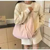 Bolso bandolera para mujer, nuevo estilo otoño/invierno, gran capacidad, bolso de hombro, bolso de axila, bolso tipo dumpling de nailon, lona, diseño de alta calidad, adecuado para ventas transfronterizas