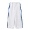 Pantalones de chándal gruesos forrados de forro polar para niño, de pierna recta ancha, con bloques de color, para invierno 2025, nuevos pantalones casuales para niño
