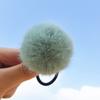Peluche bola redonda cuerda para el cabello coreana invierno nueva color cálido alta elasticidad accesorio para la cabeza súper suave combina con todo lindo anillo para el cabello para niñas