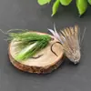 Set de señuelos de pesca con mosca seca de hierba de ciervo saltamontes de venta caliente transfronteriza para pesca con mosca