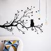 Novo Estilo Adesivos de Parede de Gato Gatinho em Galho Sala de Estar Quarto Parede de Fundo Decoração Adesivos de Parede Esculpidos Auto-produzidos