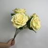 5 diadema rosa europea flor artificial flor artificial decoración del hogar boda decoración de salón de bodas de alta gama