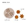 Forma de Silicone para Assar Decoração de Natal Floco de Neve Sino Forma de Bolo Presente Boneco de Neve Chocolate Flip Forma de Açúcar