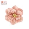 Decoração de papel crepom DIY buquê de papel casamento casamento interior simulação flor vermelha layout de atmosfera flor de papel plissada