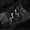 Brincos de Serpente em Prata de Lei S925 para Mulheres 2026 Novos Tendência Alto Padrão Personalizado Nicho Design Único Brincos e Acessórios de Orelha