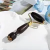 Masajeador de Ojos de Sándalo Morado Rodillo Facial para Levantar y Tensar la Piel Facial, Masaje de Meridianos Alrededor de los Ojos, Logo Personalizado