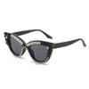 Gafas de Sol Incrustadas de Diamantes Moda Europea y Americana Celebridad de Internet Ins Gafas de Pedrería Transfronterizas Personalizadas Gafas de Sol Hip-Hop para Mujer