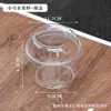 Caixa de embalagem descartável para frutas frescas de celebridade, caixa de plástico transparente, meio jin 1 jin, caixa para frutas e vegetais, morango, tigela redonda para embalagem de frutas