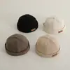 Sombrero Sencillo de Moda para Bebé Todo-partido Sombrero Yuppie para Bebé Sombrero Delgado de Piso para Primavera y Otoño Estilo Coreano Sombrero de Melón para Niños y Niñas
