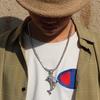 Collar de cadena torcida de acero inoxidable con colgante de delfín de diamantes tridimensionales, ligero y de lujo, de estilo hip-hop, joyería de alta calidad al por mayor