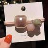 Cuerda para la cabeza estilo coreano retro, anillo para el cabello de celebridades de Internet, banda de goma de moda simple para estudiantes, cuerda para el cabello, tocado de cuero