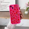 Selección Transfronteriza de Fundas de Teléfono Retro con Flores Rojas para iPhone 16, Funda Protectora de Silicona Mate para Apple 17Pm con Alto Valor Estético