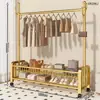 Novo Cabide de Roupa de Chão para Uso Doméstico Cabide de Roupas Secador de Roupas Móvel Interno Cabide de Roupa Vertical Simples Rack de Armazenamento