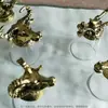 Piezas Decorativas Vintage de Cabeza de Animal de Latón Tema Zodiacal Accesorios Metálicos Vajilla Muebles Hebilla Decorativa Creativa Cxiwu