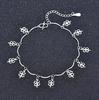Qiao Lanxuan Joias Joias de Prata Imitação Pulseira Simples de Trevo de Quatro Folhas para Mulheres Joias Joias Atacado Joias de Moda Prata Lisa