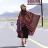 Chal bohemio, capa exótica para mujer, adecuada para viajes a Xinjiang, excursiones por la pradera y sesiones de fotos, capa exterior de estilo étnico