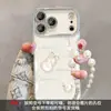 Funda de Teléfono Calabaza de Buena Suerte para Apple 17 Pro Max iPhone 15 con Pulsera, Diseño de Alto Valor para Niñas, Estuche Rígido para iPhone 14