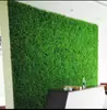 Fundo de parede de parede de planta artificial, combinação de plantas verdes biomiméticas e flores artificiais, gramado artificial para criar paisagem, decoração interna e externa.