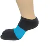 Venta Directa de Fábrica Calcetines Jingzheng de Cinco Dedos para Hombre Algodón Transpirables Absorbentes de Sudor Cómodos Calcetines Deportivos Tipo Boat Calcetines Casuales de Dedos Separados
