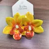 Pendientes Florales Grandes de Rafia Estilo Vacacional Junto al Mar Populares de Lujo Ligero Pendientes de Estrella de Mar Pendientes Elegantes de Nicho