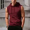 2026 Aliexpress Chaleco Deportivo de Verano para Hombre de Secado Rápido para Exteriores de Color Sólido con Capucha Transpirable Elegante Chaleco sin Mangas