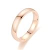 Anel Masculino de Aço Titânio Joia Estilo Coreano 2468mm Arco Liso Simples Anel de Aço Inoxidável Anel de Casal Estilo Casal