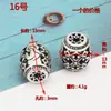 Prata 925 Prata de Lei Prata Velha Fosca Contas Cilíndricas Xiangyun Lótus Mantra de Seis Caracteres Acessórios DIY Contas Foscas Feitas à Mão