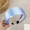 Diadema Ancha Estilo Coreano para Mujer, Sensación de Alta Gama, Suave Pinza para el Cabello de Satén de Seda, Diadema Esponjosa de Parte Superior Alta para Lavarse la Cara