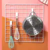 Estante de Almacenamiento con Rejilla de Hierro Forjado Estilo Japonés Ahorrador de Espacio Cocina Cubo Mágico Estante Organizador de Malla Cesta con Gancho para Colgar