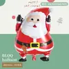 Nueva Serie de Decoración para Fiesta Navideña Mini Muñeco de Nieve, Anciano, Reno, Árbol de Navidad Globos de Papel de Aluminio Serie Navideña