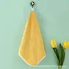 Toalha de Banho Pendurada de Frutas Coral Fleece Absorvente Banheiro Fofa Toalha Infantil Pendurada Creche Cozinha Toalha de Limpar Mãos Atacado