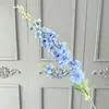 Arranjo de Flores Artificiais Azuis de Luxo para Casamento Arranjo Floral DIY Arranjo de Flores para Janela de Shopping Center ao Ar Livre Paisagismo com Flores Artificiais