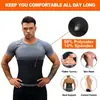 Corset Esportivo de Neoprene Fitness Cinta Abdominal Zíper Botão Vedação da Cintura Material de Suor Mergulho Peça Modeladora para Homens