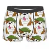 Dropshipping con Imágenes Se Puede Convertir en Ropa Interior Boxer Elástica Cómoda Transpirable para Hombre con Estampado de Gato 3D para Mascotas y Perros