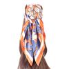 Novo cachecol simples de seda xale decorativo all-match 90cm sarja de seda grande lenço quadrado xale de viagem atacado