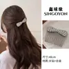 Peine para el Cabello de Diamantes Completos con Forma de Lazo Coreano de Alta Gama Exquisito, Accesorio para el Cabello Versátil de Lujo Ligero, Pinza para Flequillo Lateral