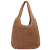 Estilo Vacaciones en la Playa Bolso de Paja Nuevo Bolso de Hombro Gran Capacidad Bolso Tote de Paja Bolso Tejido Portátil Bolso de Paja para la Playa
