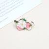 Remate Broche de Esmalte de Abejita Linda Insignia de Flor Dulce Pin de Mariposa Dulce Broche de Flor de Hortensia