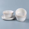 Vajilla Desechable Combinación de Tazón y Plato de Cáscara de Arroz Se Puede Personalizar con Múltiples Piezas de Tazones, Tazas, Platos, Palillos y Cucharas para Banquetes y Comercial de Alta Gama