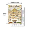 Nuevo producto transfronterizo: 10 hojas/paquete de pósters para colorear con temática del Antiguo Egipto, divertidos pósters tipo doodle dibujados a mano para buscar y colorear