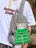 Mochila Ligera para Deportes al Aire Libre Mochila para Viajes Cortos Hombres y Mujeres Empalme Color Contrastante Casual Impermeable Bolsa de Montañismo Mochila Escolar