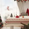 Mantel de Año Nuevo 2026 y Navidad, Impermeable, Resistente al Aceite, Fácil de Limpiar, Mantel Atmosférico para Uso Doméstico y Comercial, Mantel Decorativo Festivo