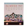 Casa del Árbol Compañero Escultura de Papel Calendario Altavoz Bluetooth Decoración de Escritorio Bloc de Notas 3D Regalo Cultural Creativo