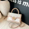 Lankuqi Moda Bolso Cuadrado Pequeño Nuevo para Mujer Verano 2025 Moderno Popular en Vivo Bolso de Hombro Individual Cruzado