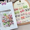 Sombrero Pequeño Semi-Transparente Lindo Transfronterizo Accesorios de Arte para Uñas de Dibujos Animados Gato Kt Paquete de Materiales para Uñas Portátiles Populares para DIY
