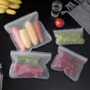 Sacos de conservação fresca de EVA de grau alimentício, sacos espessados para armazenamento de frutas e vegetais, sacos de vedação de alimentos para geladeira e freezer, sacos de embalagem de silicone